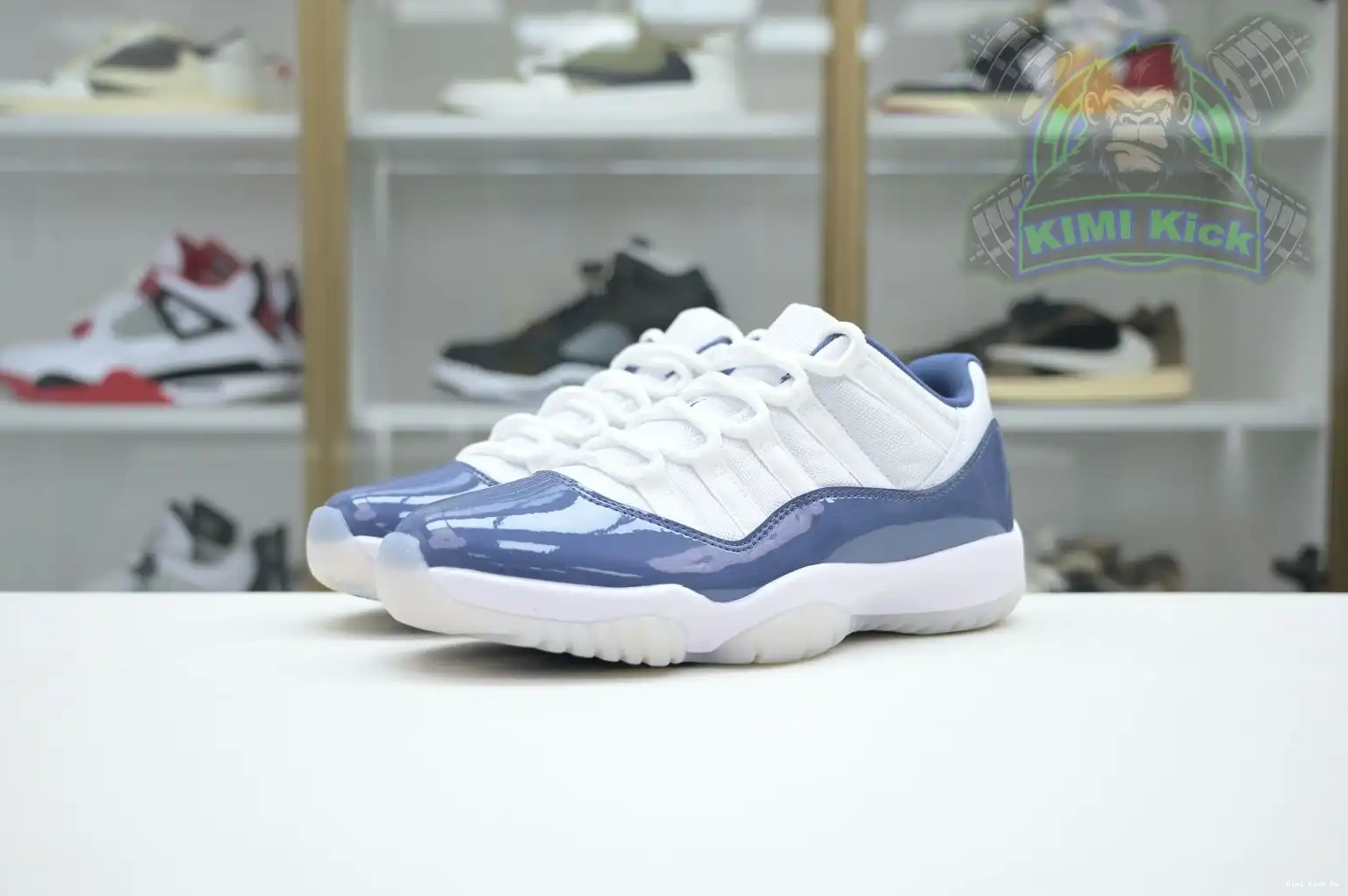 11 Jordan Air Blue” Jordan Kimikick Low“Diffused 0415